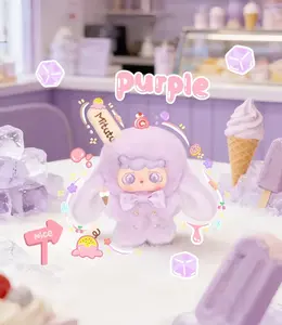 Baby Three MiTuTuHuLaLa Generation 3 - MINI Ice Pop Plush Blind Box，Bunny Plush Dolls，Soft Furry Collectibles，Backpack or clothing decoration,Blind bag