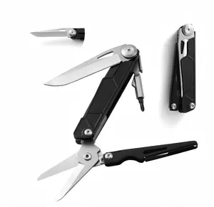 3-in-1 Multipurpose Kitchen Utility Tool - Folding Prep Blade, Heavy-Duty Scissors, Dual-Head Screwdriver - Portable Multipurpose Tool for Home, Outdoor BBQ