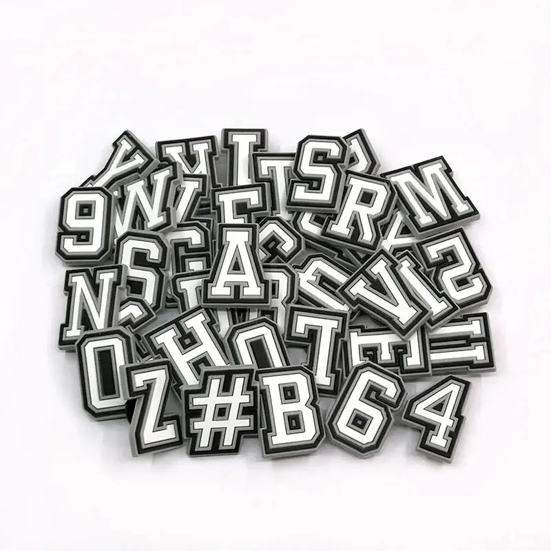Letters Croc Charms