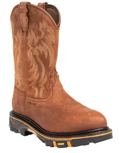 Cody James Men's 11" Waterproof Decimator Western Work Boot Steel Toe - Drp-0-B