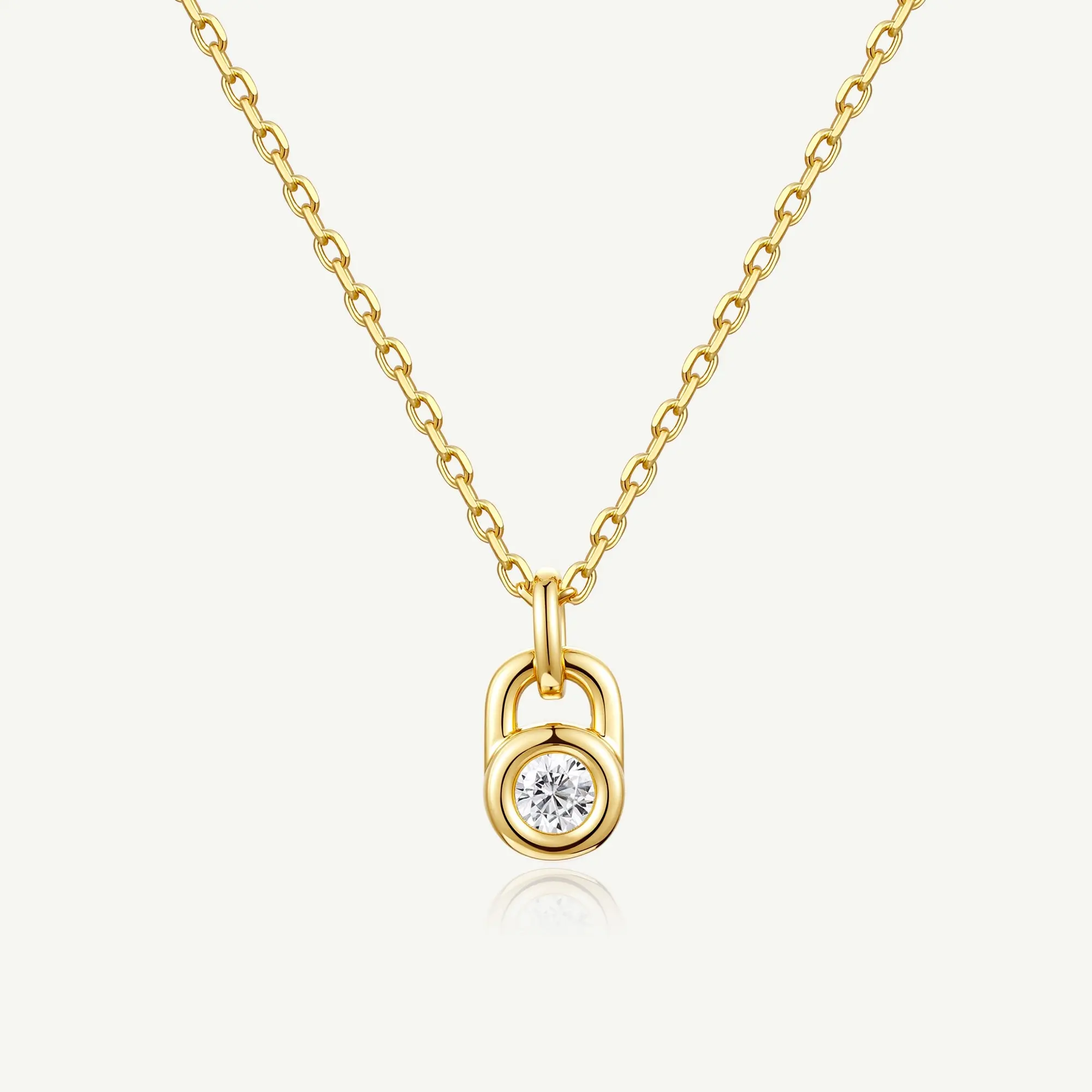 Promise Lock Silver Pendant Necklace - Fashion Costume Jewelry, Heart Locket, Cute Theme, Closure Design, Heart Locket Necklaces, Cute Theme Necklaces