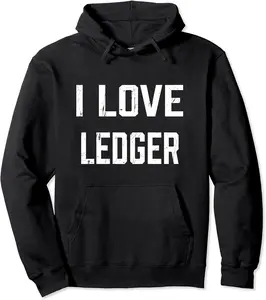 I Love Ledger Family Son Daughter Boy Girl Baby Name Pullover Hoodie - Elizabethmc Shop 80B09DC14X31