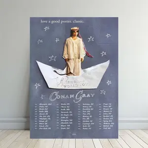 Conan Grayyy Wishbone's World Tour 2026 Poster No Framed