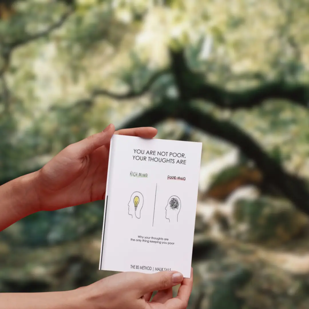 You Are Not Poor, Your Thoughts Are Book - Healing Negative Thoughts, Anxiety, & Self-Sabotage Daily Devotional Journal Daily Guided Journal Workbook