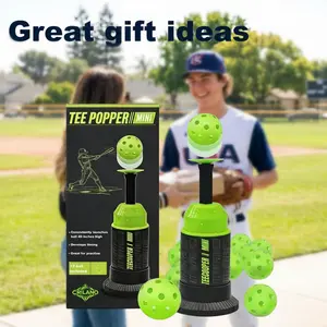 Mini Popper Baseball Tee Gift Set – Includes 12 Rebound Balls & Portable Trainer, Perfect Gift for Baseball Boys, Coaches & Sports Lovers