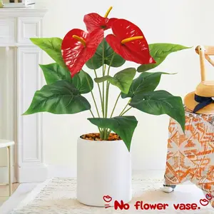 Artificial Pothos Plant without Pot, Faux Potted Plant, Decorative Plant for Home Office Indoor Outdoor Decoration, Fruit