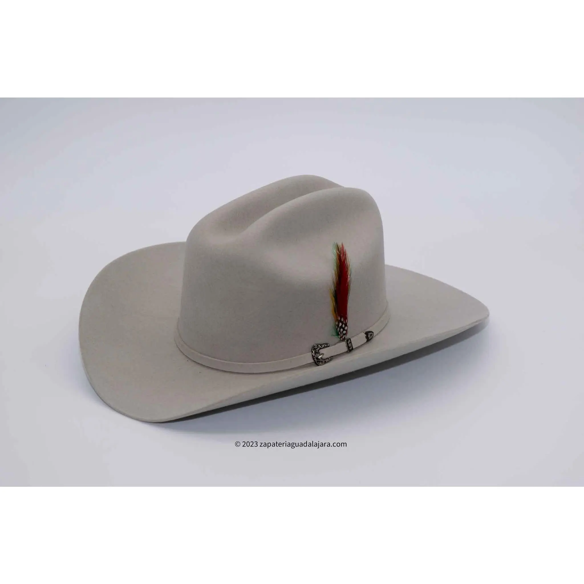 50X SILVER GREY COWBOY MRN FELT HAT