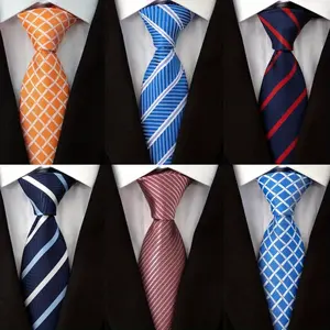 6pcs Men'S Tie, Classic Men'S Woven Necktie for Daily Wear, Father'S Day Gift