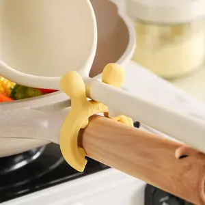 3pcs Silicone Pot Lid Holder, Home Kitchen Stove Top Anti-Spill Soup Spoon Organizer, Portable Utensil Storage Rack