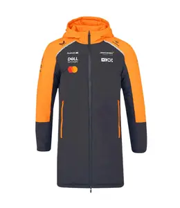 McLaren F1 2025 Team Longline Padded Jacket - Phantom