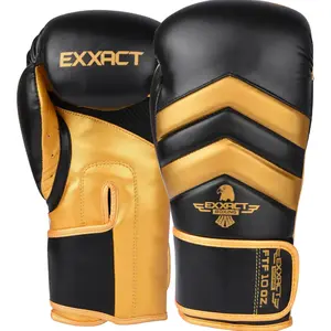 Clash Boxing Gloves for Men & Women (Black/Gold) Clash Boxing Gloves for Men & Women (Black/Gold)