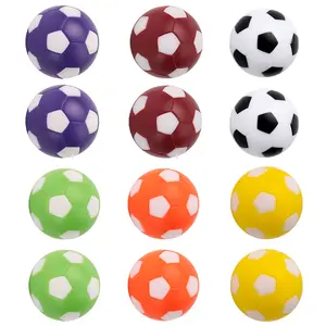 12-Pack Tabletop Foosball, Replacement Soccer Balls - Multi color