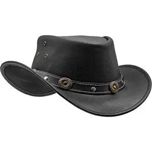 Showerproof Outback hat Also Worn as Leather Cowboy hat, Australian Hats for Men & Women
