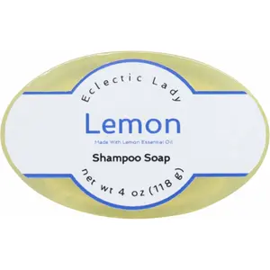 Lemon Essential Oil Handmade Shampoo Soap