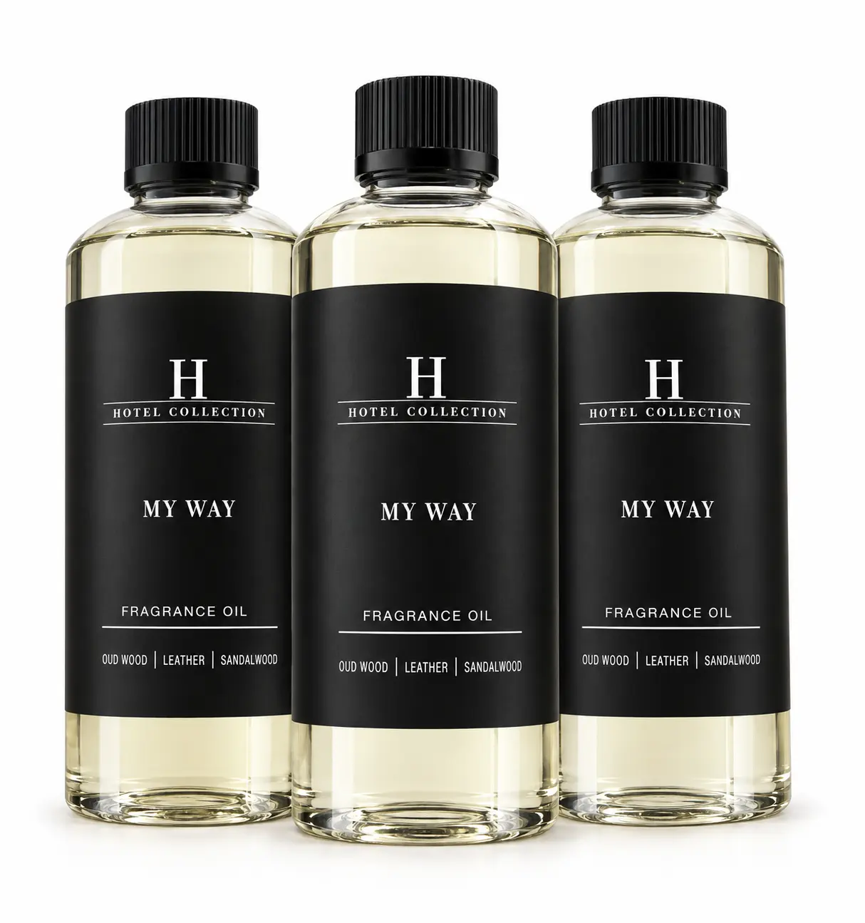 Pack of 3 My Way Fragrance Oil 500mL – Inspired by Hotel Collections, Premium Aromatherapy Diffuser Oil for Home, Office & Room – Long-Lasting Freshener, Aromatic Scent Oil & Diffuser Refill