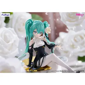 FuRyu: Hatsune Miku (Flower Fairy - White Rose) Noodle Stopper Figure