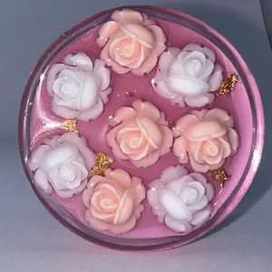 Enhance Your Phone Grip with Custom 3D Sensory Overload Phone Accessories- Order Now! PINK/WHITE ROSES