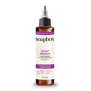 Soapbox Oh My Growth Vitamin Booster Treatment – Boosts Fuller-Looking Hair with Biotin, Vegan Collagen, Omega 3 & Vitamins A, C & E