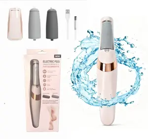 2 in 1 Electric Callus Remover Shaver Removing Dry, Dead, Hard, Cracked Skin & Callous - Amazing Foot Care Pedicure Tool for Smooth Soft Feet