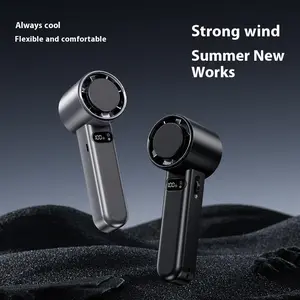 Handheld Mini Mobile Fan - USB Rechargeable Portable Personal Cooling Device with Large Wind Output