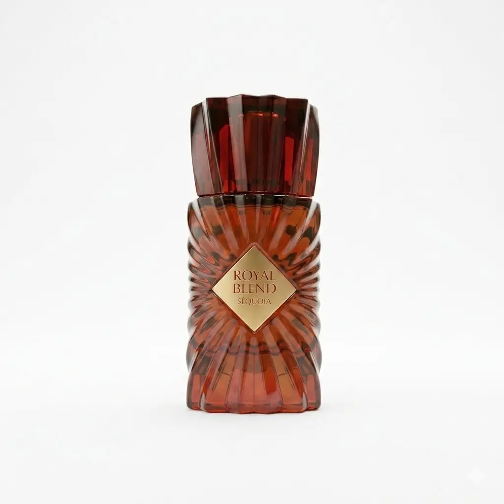 Unisex Fragrance World Royal Blend Sequoia Wood-Infused Extrait de Parfum - Single 3.4 oz (100ml) High-Oil Niche-Style Luxury Scent, Rich Woody-Earthy Notes, Youth-Focused Nightwear Perfume, Strong Projection Bottle (French Avenue)