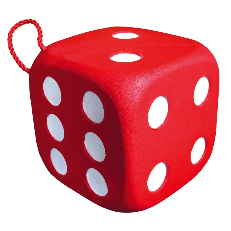 Morrell Targets Big High Roller 10lbs 13x13x13 6 Sided Any Tip Dice Cube Archery Target Red Foam Dice 21 Combo Stop 450 FPS for Crossbows Compound Bows