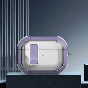 Transparent Shockproof Earphone Case for AirPods 1 2 3 4 Pro Pro2, Durable Protection Cover, Stylish AirPods Accessory, Headphone Accessories