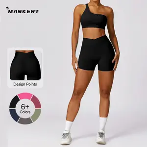 【Buy two items and get one free】Libin Women's Women's fitness shorts, yoga pants, running sports pants, high stretch sports pants