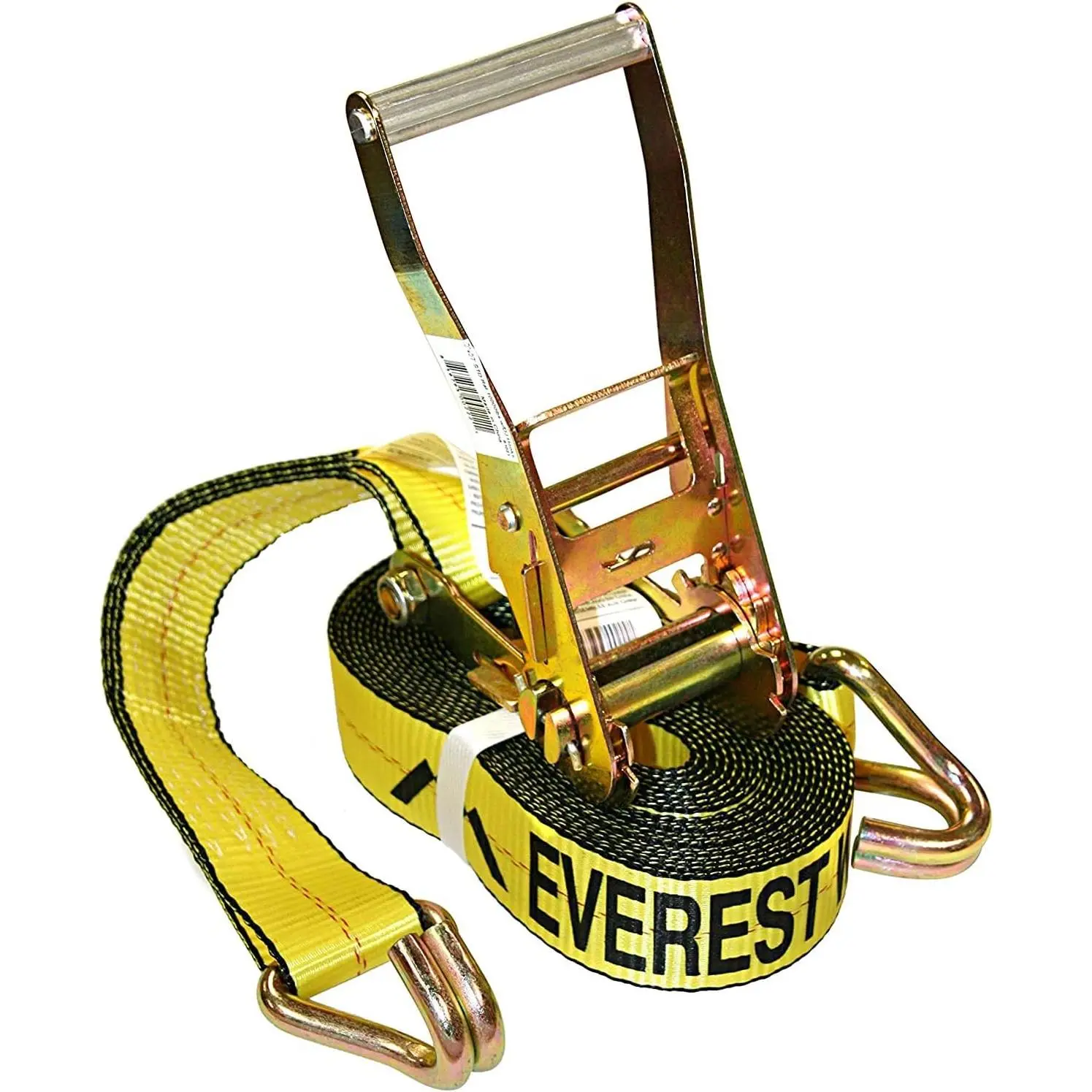 Ratchet 2in x 27ft 3333 LBS Working Load 10000 LBS Break Strength J Hook Cargo Straps for Moving Appliances Lawn Equipment & Motorcycles