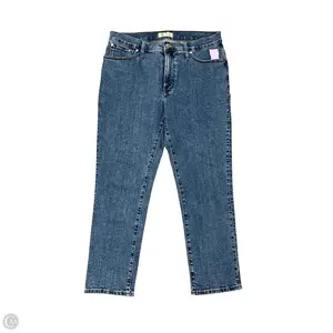 Jeans Straight By Madewell In Blue Denim, Size: 10