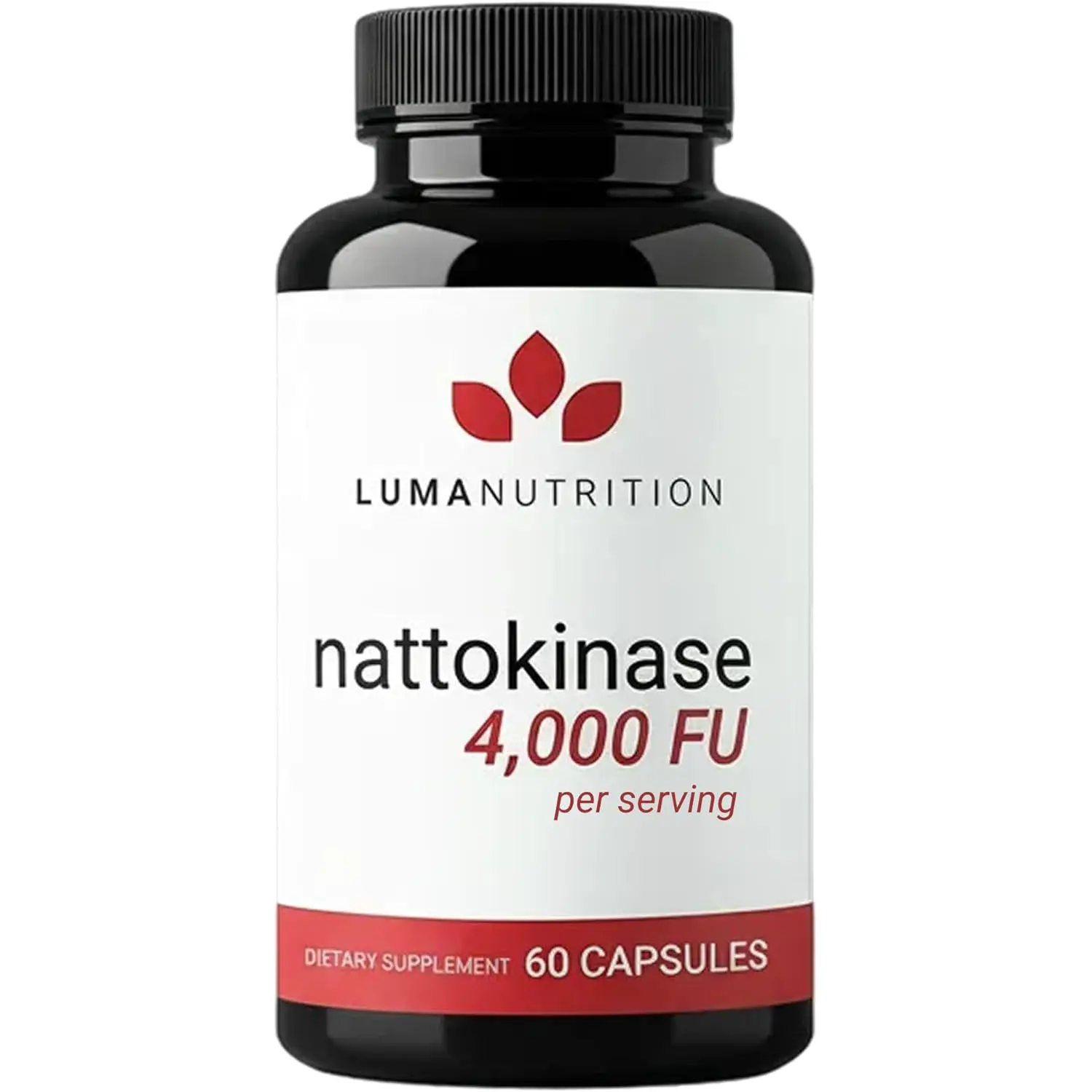 Nattokinase Supplement 4000 FU Heart Health Support Natto Enzyme Vegan 60 Capsules
