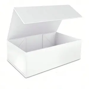 Reusable Gift Box with Magnetic Closure, Rectangular Foldable Design, Perfect for Proposal Boxes, Weddings, Christmas, Gift Box Packaging