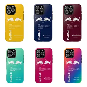 Red Bull Night Shift Edition Phone Case - Neon Aesthetic iPhone Cover - Phone Cover for iPhone 7-17 Pro Max / for Samsung S21-S25 Ultra