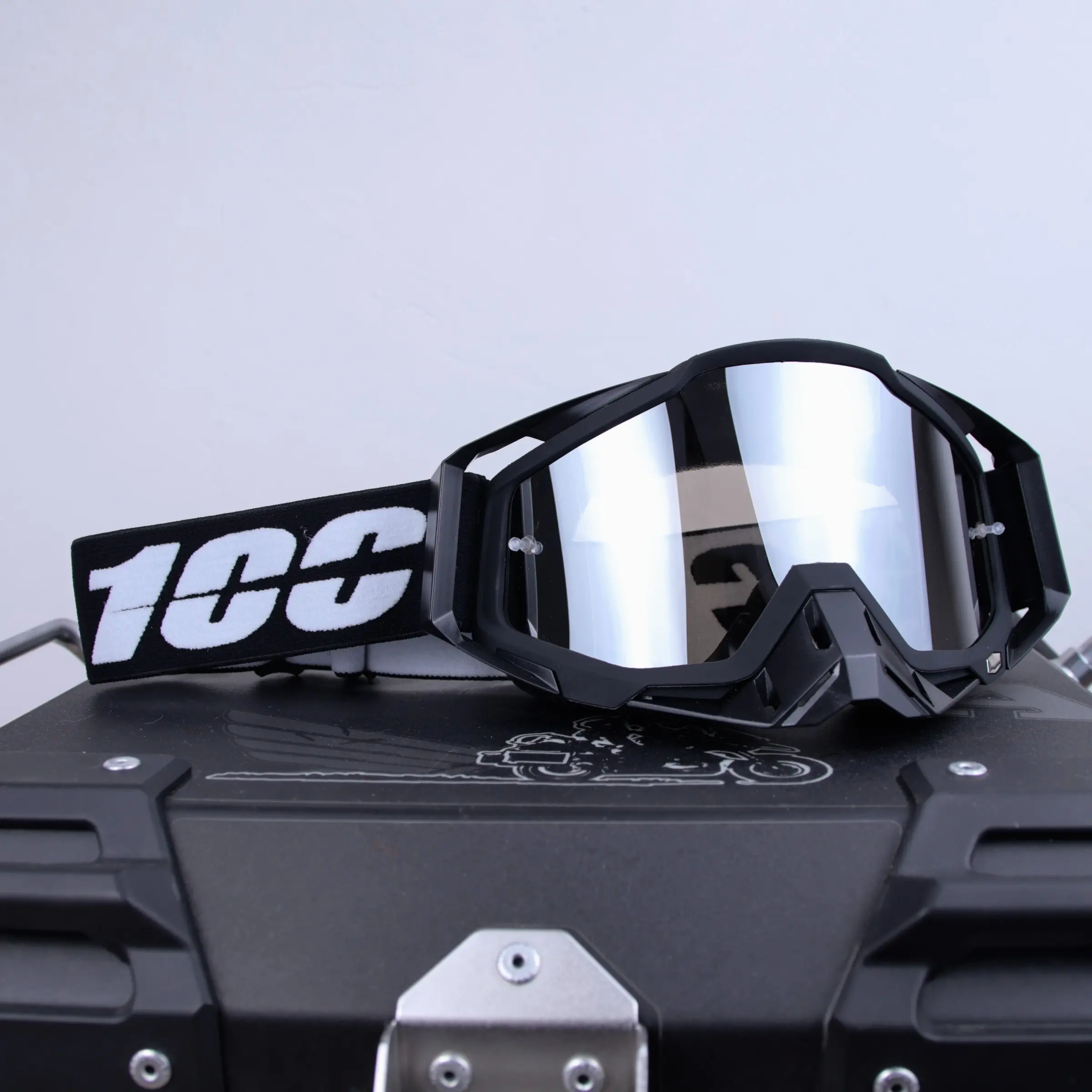 Unisex Atv Off-Road Motorcycle Mx Riding Goggles Set, Uv400 Protection, Universal Fit, Utv Helmet Accessories, Outdoor Sports Gear