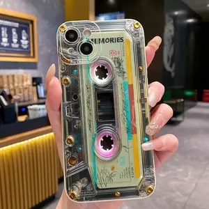 Vintage Cassette Design Phone Case Cover, Shockproof Full Protection for iPhone 17/16/11/12/13/14/15/16 Pro Max/plus/air, Gift for Boyfriend/girlfriend