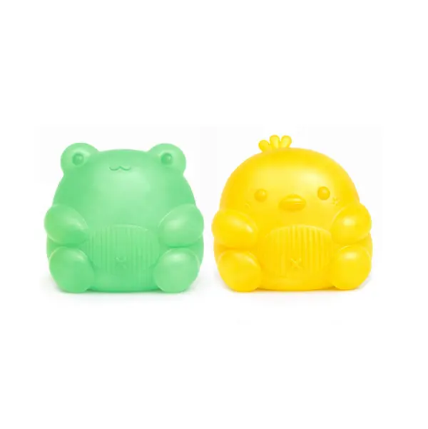 Unisex Frog & Duck Mini-Animal Sugar Squishers Stress Relief Toy, Ages 8+, Remote-Free Classic Novelty Toy for Hobbies