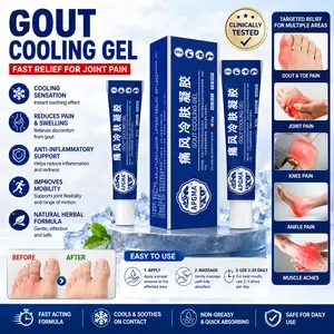 【Buy 1 Get 2 Free】Herbal Cooling Gel for Gout, NatruallyStrong Care Specific Cold Skin Compress Health CareGel, Pain Relief, Moisturizers Comfort