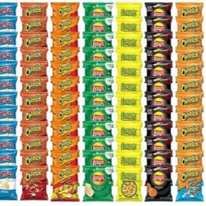 Frito-Lay Flavor Mix Snacks Variety Pack, Mega Size, 132 Count Crunchy Chip