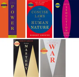 Robert Greene The Concise 5 Books Set (The Concise 48 Laws Of Power, The Concise Laws of Human Nature, The Concise Mastery, The Concise Art of Seduction & The Concise 33 Strategies Of War)