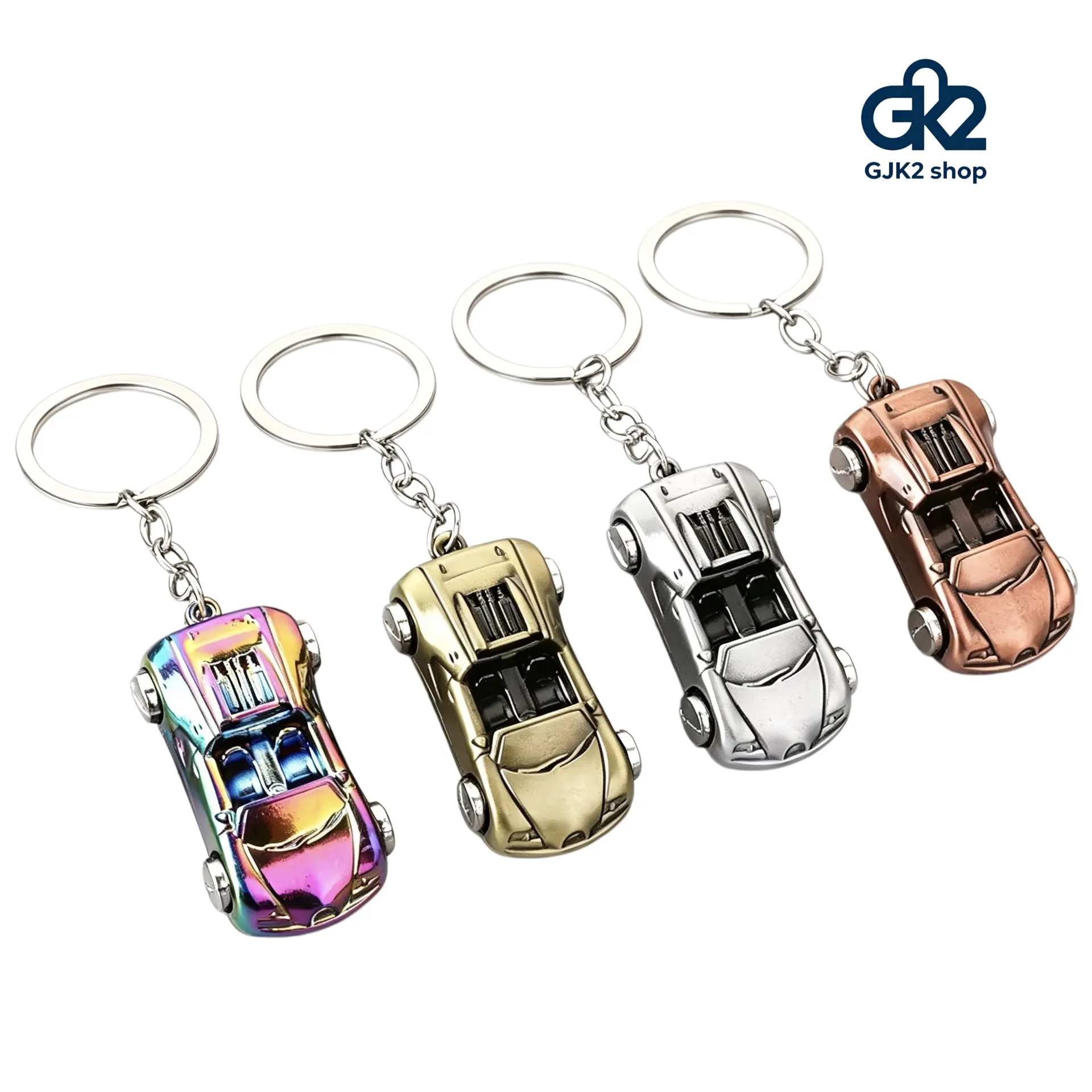 Convertible Car Keychain, Vintage Silver Metal Alloy Key Ring for Men & Teens, Lightweight Aesthetic Accessory for Backpacks, Aesthetic Keychain, Car Key Chains, Lightweight Keychain