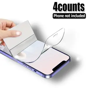 HD Flexible TPU Screen Protector, 4 Counts Anti-yellowing Screen Protector, High-elastic Impact Resistance Screen Protector for iPhone 14/14 Pro/14 Plus/14 Pro Max, Computer