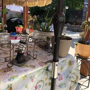 Metal Umbrella Stand, Outdoor Patio Balcony Parasol Holder, Picnic Table Support, Beach Deck Fishing Umbrella Bracket