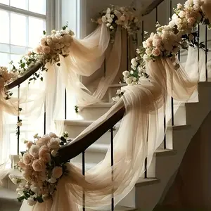 Solid Color Wedding Arch Drape, Wedding Arched Backdrop, 1 Count Exquisite Elegant Wedding Arch Decoration, Party Decoration Supplies for Wedding Birthday Festival, Ornaments
