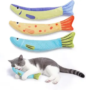 Puretoy 3 Pack Trophy Fish Crinkle Cat Toy, 12000mg 100% Premium Cat Herb Filling XL Fish Toy, Natural Stimulation for Cats, Kicking & Teething Toys for Cats