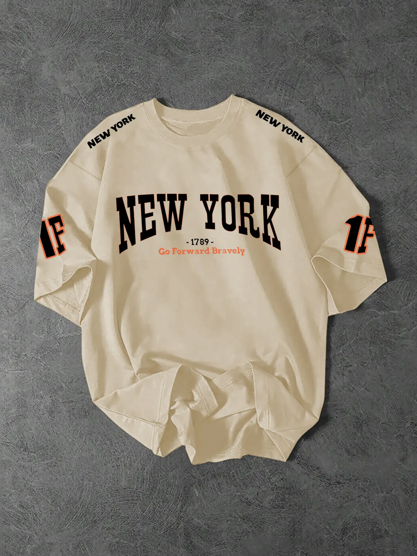 Men's Letter and Number Graphic Printed Fitted Round Neck Crewneck T-Shirt, Soft Knitted Fabric Summer Casual Streetwear Short Sleeve Top, Stylish and Comfortable Daily Wear, Breathable Summer Tee