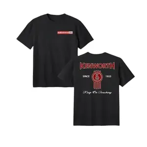 Kenworth 100th Anniversary T-Shirt – Classic Black Tee Featuring Red Kenworth Logo, “Since 1923” and “Keep On Trucking” Slogan for Proud Truckers & Collectors