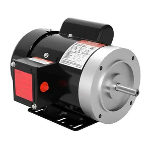 VEVOR 1HP Electric Motor 3450 RPM, AC 115V/230V, 56C Frame, Air Compressor Motor Single Phase, 5/8 Keyed Shaft, CW/CCW Rotation for Agricultural Machinery and General Equipment
