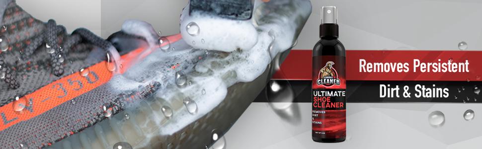 Shoe Cleaner Kit – Cleaner + Hard & Soft Brush + Travel Case | For Sneakers, Leather, Suede & More