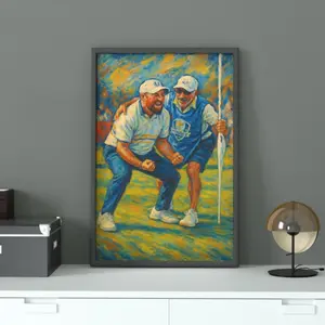Shane Lowry Ryder Cup Poster | Vintage Golf Art Print | Wall Decor