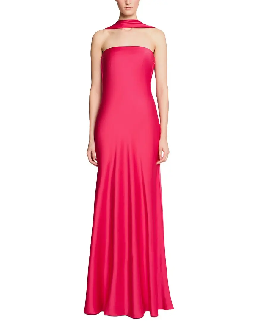 Halston Vali Crepe Gown